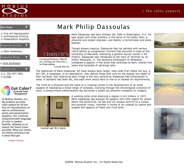 mobius studios - featured artist