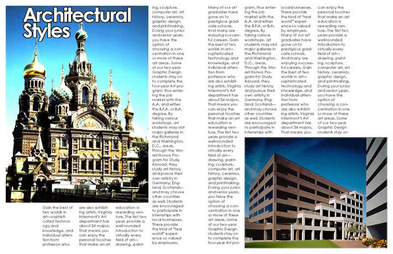magazine spreads - layout 4