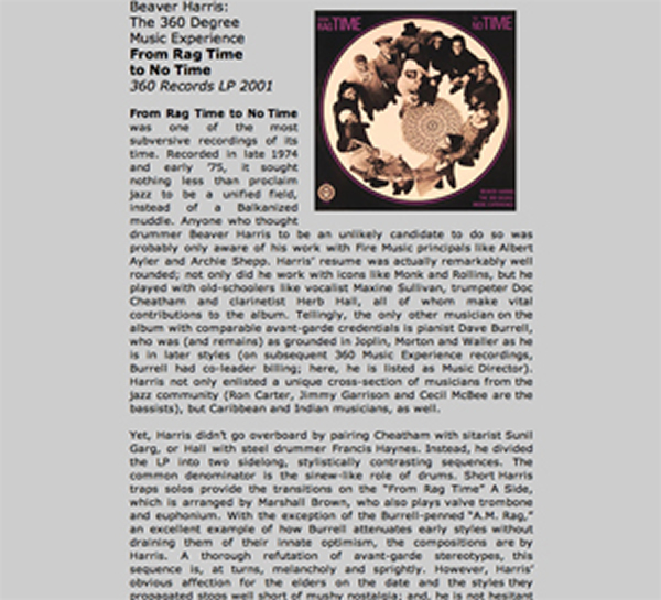 point of departure - vinyl review