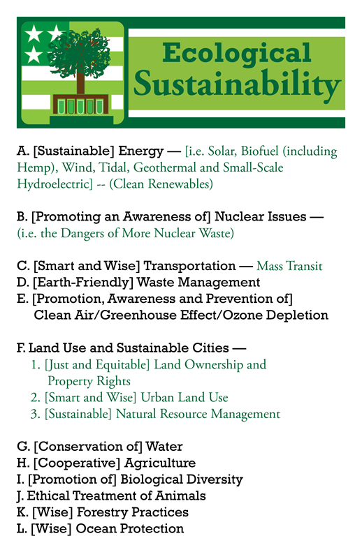 ecological sustainability